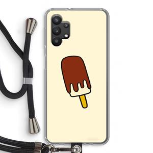 CaseCompany Frisco: Samsung Galaxy A32 5G Transparant Hoesje met koord