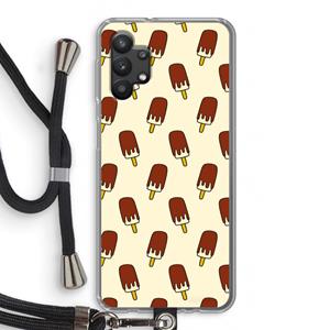 CaseCompany Yummy: Samsung Galaxy A32 5G Transparant Hoesje met koord