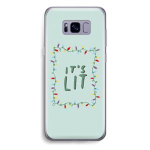 CaseCompany It's Lit: Samsung Galaxy S8 Plus Transparant Hoesje