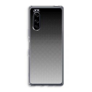 CaseCompany Musketon Halftone: Sony Xperia 5 Transparant Hoesje