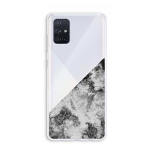 CaseCompany Onweer: Galaxy A71 Transparant Hoesje