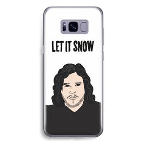 CaseCompany Let It Snow: Samsung Galaxy S8 Plus Transparant Hoesje