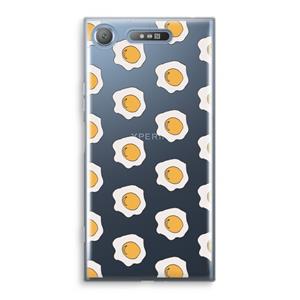 CaseCompany Bacon to my eggs #1: Sony Xperia XZ1 Transparant Hoesje