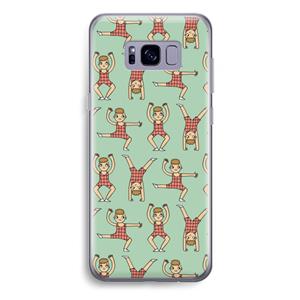 CaseCompany Gymboys: Samsung Galaxy S8 Plus Transparant Hoesje