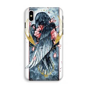 CaseCompany Golden Raven: iPhone X Tough Case