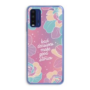 CaseCompany Good stories: Xiaomi Redmi 9T Transparant Hoesje