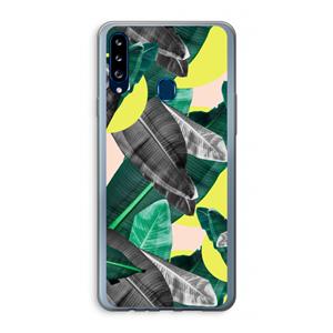 CaseCompany Fantasie jungle: Samsung Galaxy A20s Transparant Hoesje