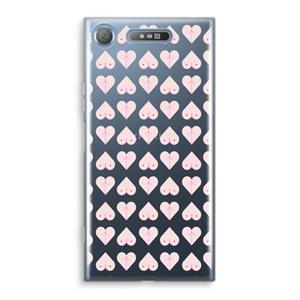 CaseCompany Ass 'n Titties: Sony Xperia XZ1 Transparant Hoesje