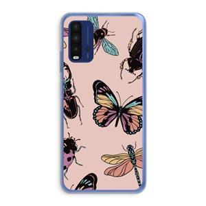 CaseCompany Tiny Bugs: Xiaomi Redmi 9T Transparant Hoesje