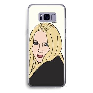 CaseCompany Mary Kate: Samsung Galaxy S8 Plus Transparant Hoesje