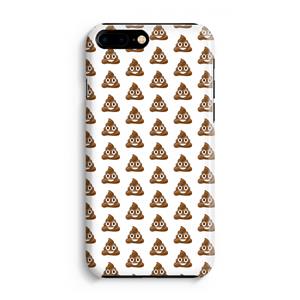 CaseCompany Poop emoji: iPhone 8 Plus Volledig Geprint Hoesje