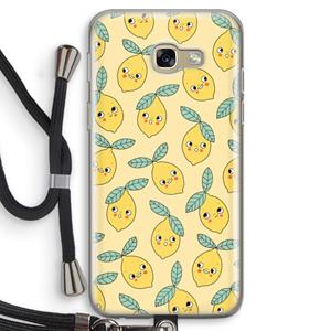 CaseCompany Citroenen: Samsung Galaxy A5 (2017) Transparant Hoesje met koord