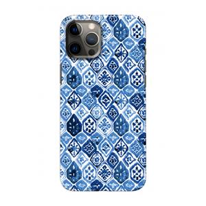 CaseCompany Blauw motief: Volledig geprint iPhone 12 Hoesje