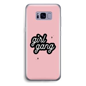 CaseCompany Girl Gang: Samsung Galaxy S8 Plus Transparant Hoesje