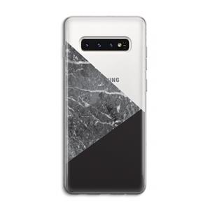 CaseCompany Combinatie marmer: Samsung Galaxy S10 4G Transparant Hoesje