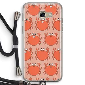 CaseCompany Krab: Samsung Galaxy A5 (2017) Transparant Hoesje met koord