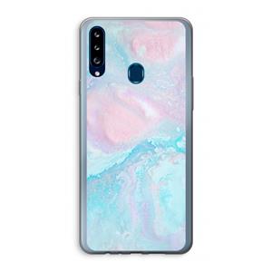 CaseCompany Fantasie pastel: Samsung Galaxy A20s Transparant Hoesje