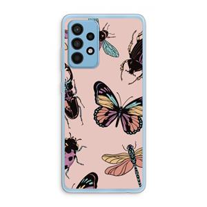CaseCompany Tiny Bugs: Samsung Galaxy A52 Transparant Hoesje