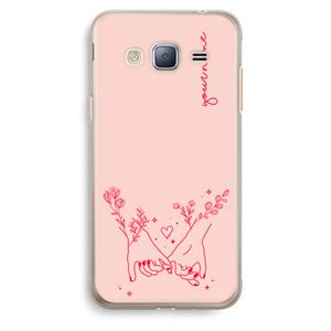 CaseCompany Best Friends: Samsung Galaxy J3 (2016) Transparant Hoesje