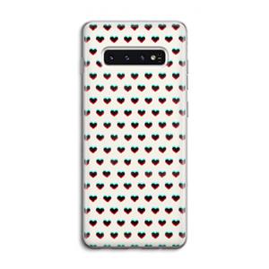 CaseCompany Hartjes: Samsung Galaxy S10 4G Transparant Hoesje