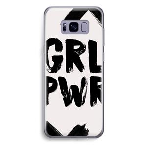 CaseCompany Girl Power #2: Samsung Galaxy S8 Plus Transparant Hoesje
