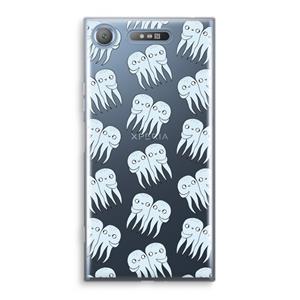 CaseCompany Octopussen: Sony Xperia XZ1 Transparant Hoesje