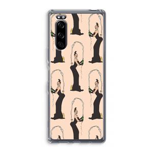 CaseCompany Pop Some Kim: Sony Xperia 5 Transparant Hoesje