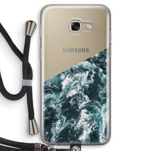 CaseCompany Zee golf: Samsung Galaxy A5 (2017) Transparant Hoesje met koord