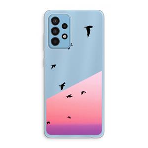 CaseCompany Fly away: Samsung Galaxy A52 Transparant Hoesje