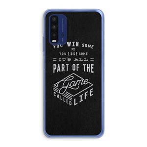 CaseCompany Life: Xiaomi Redmi 9T Transparant Hoesje