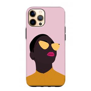 CaseCompany Yellow glasses: iPhone 12 Pro Max Tough Case