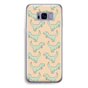 CaseCompany Dinos: Samsung Galaxy S8 Plus Transparant Hoesje