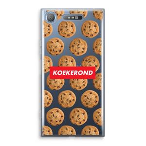 CaseCompany Koekerond: Sony Xperia XZ1 Transparant Hoesje