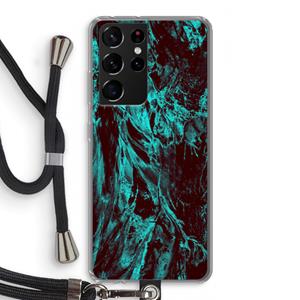 CaseCompany Ice Age: Samsung Galaxy S21 Ultra Transparant Hoesje met koord