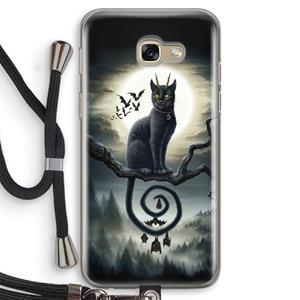 CaseCompany Moonlight Companions: Samsung Galaxy A5 (2017) Transparant Hoesje met koord