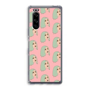 CaseCompany King Kylie: Sony Xperia 5 Transparant Hoesje