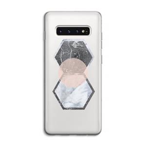 CaseCompany Creatieve toets: Samsung Galaxy S10 4G Transparant Hoesje