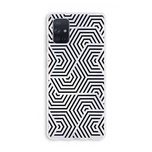 CaseCompany Magic pattern: Galaxy A71 Transparant Hoesje