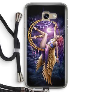 CaseCompany Aerial Angel: Samsung Galaxy A5 (2017) Transparant Hoesje met koord