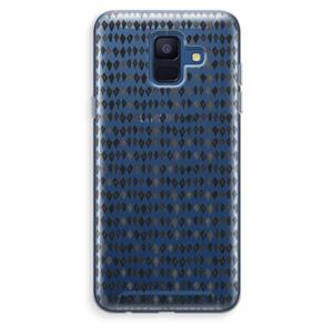 CaseCompany Crazy shapes: Samsung Galaxy A6 (2018) Transparant Hoesje