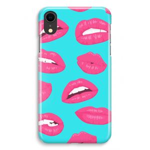 CaseCompany Bite my lip: iPhone XR Volledig Geprint Hoesje