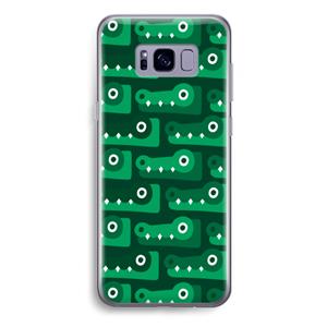 CaseCompany Crocs: Samsung Galaxy S8 Plus Transparant Hoesje