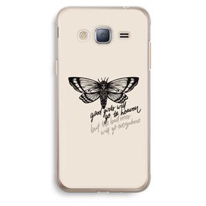 CaseCompany Good or bad: Samsung Galaxy J3 (2016) Transparant Hoesje