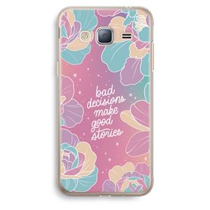 CaseCompany Good stories: Samsung Galaxy J3 (2016) Transparant Hoesje