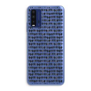 CaseCompany Crazy shapes: Xiaomi Redmi 9T Transparant Hoesje