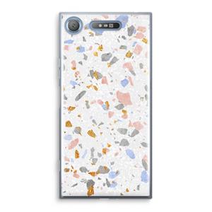 CaseCompany Terrazzo N°8: Sony Xperia XZ1 Transparant Hoesje