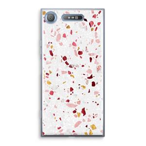 CaseCompany Terrazzo N°9: Sony Xperia XZ1 Transparant Hoesje