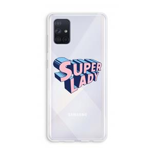 CaseCompany Superlady: Galaxy A71 Transparant Hoesje