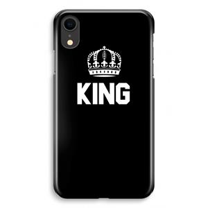 CaseCompany King zwart: iPhone XR Volledig Geprint Hoesje