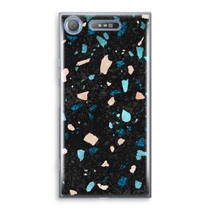 CaseCompany Terrazzo N°11: Sony Xperia XZ1 Transparant Hoesje